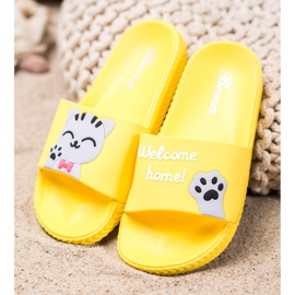Bona Yellow Slippers With Application 2