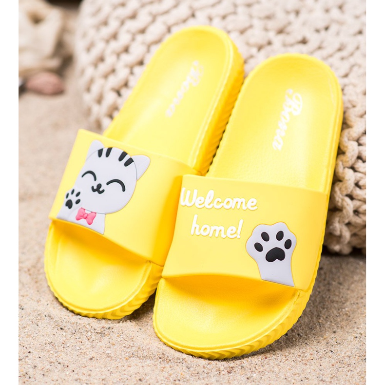 Bona Yellow Slippers With Application 2