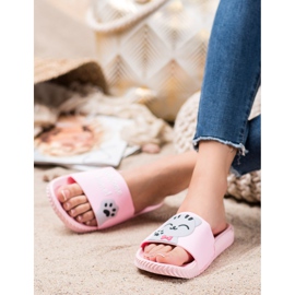 Bona Pink Slippers With An Application 2