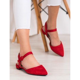 Goodin Red Pumps With A Open Heel 2
