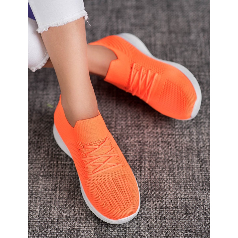 SHELOVET Low Sport Shoes orange 1