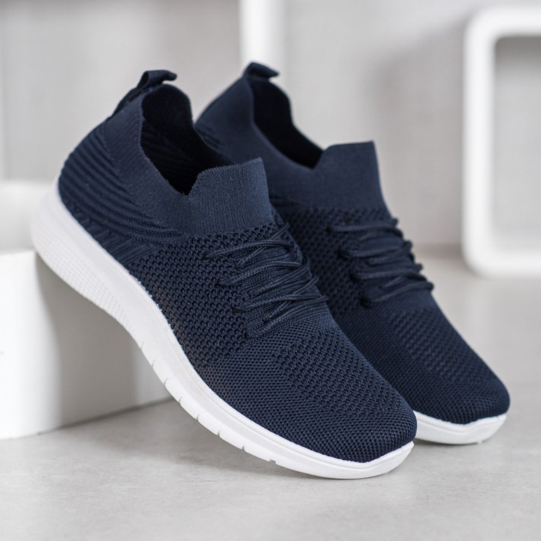 SHELOVET Low Sport Shoes navy blue 2