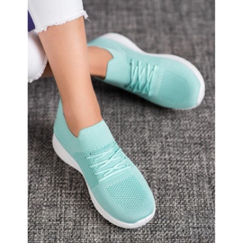 SHELOVET Low Sport Shoes green 2