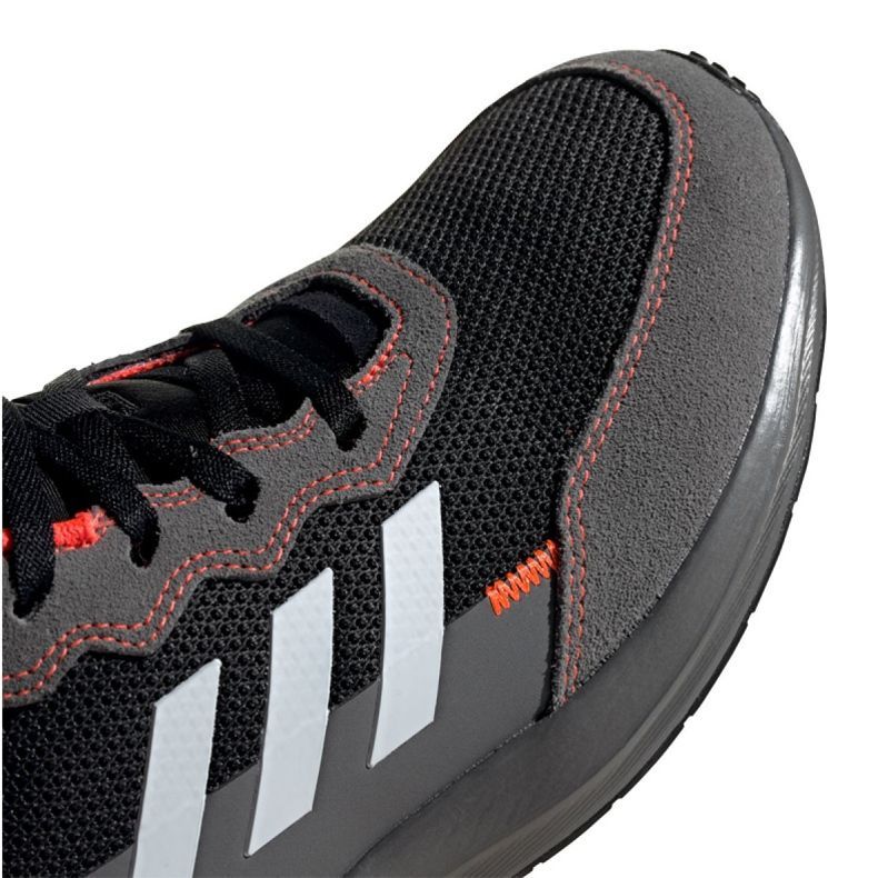 Running shoes adidas RapidaRun Elite Jr EG6911 black grey 1