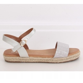 Gray espadrilles sandals WH939 Gray grey 2