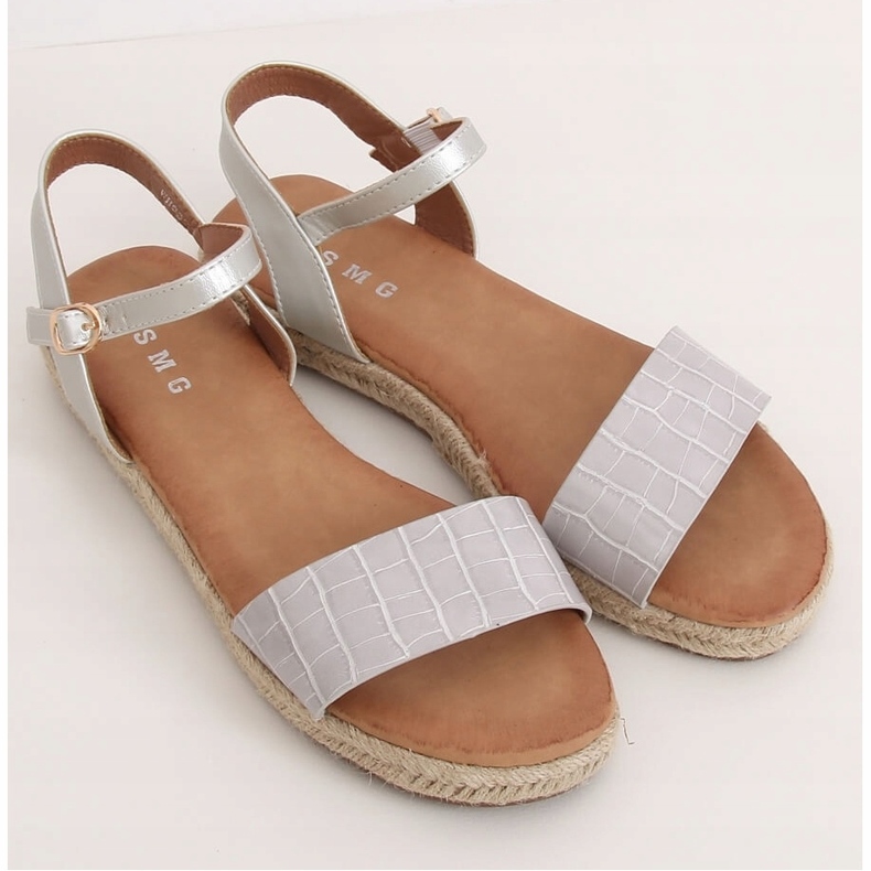 Gray espadrilles sandals WH939 Gray grey 1
