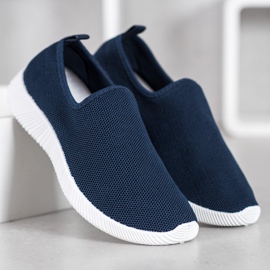 SHELOVET Sport Slip On Shoes blue 2 SHELOVET Sport Slip On Shoes blue 2