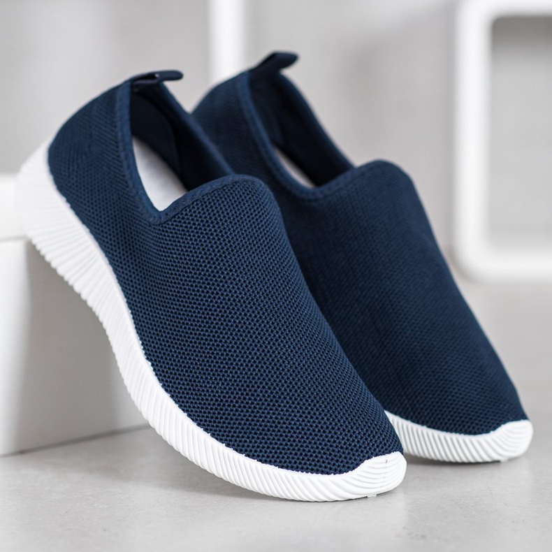 SHELOVET Sport Slip On Shoes blue 2 SHELOVET Sport Slip On Shoes blue 2