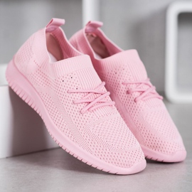 SHELOVET Low Sport Shoes pink 1