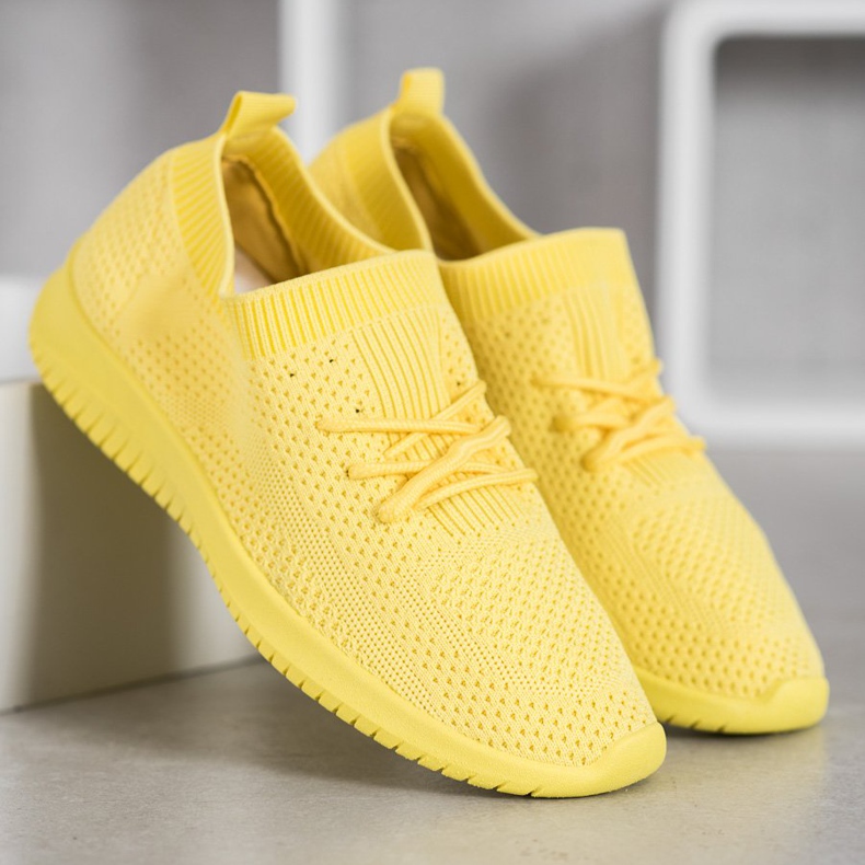 SHELOVET Low Sport Shoes yellow 1