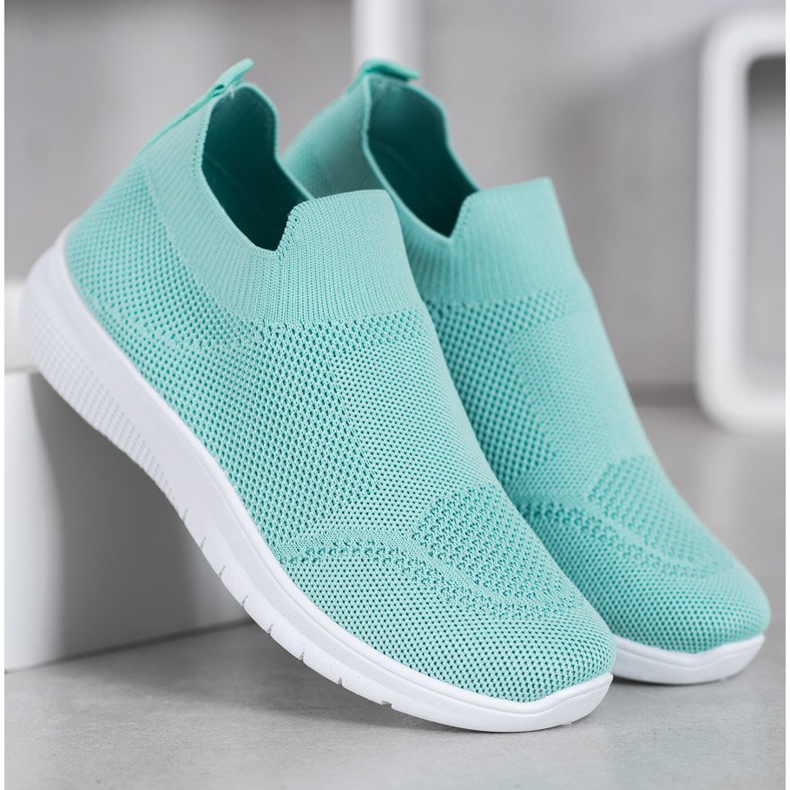 SHELOVET Slip-on Sneakers green 1