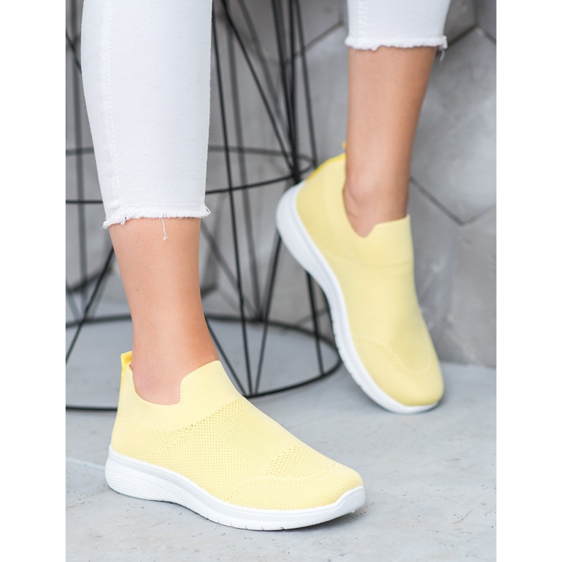 SHELOVET Slip-on Sneakers yellow 1