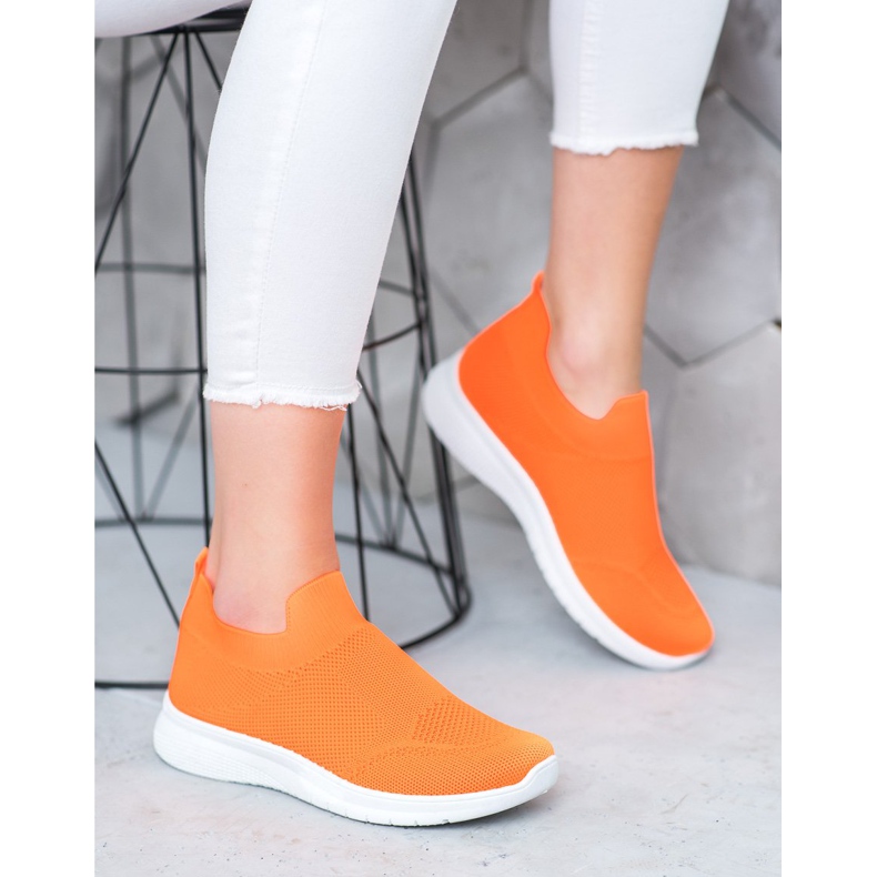 SHELOVET Slip-on Sneakers orange 1 SHELOVET Slip-on Sneakers orange 1