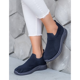 Super Mode Navy blue sports shoes 1