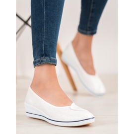 Comer Ballerina With Glitter white 1