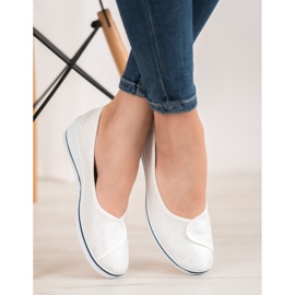 Comer Ballerina With Glitter white 2