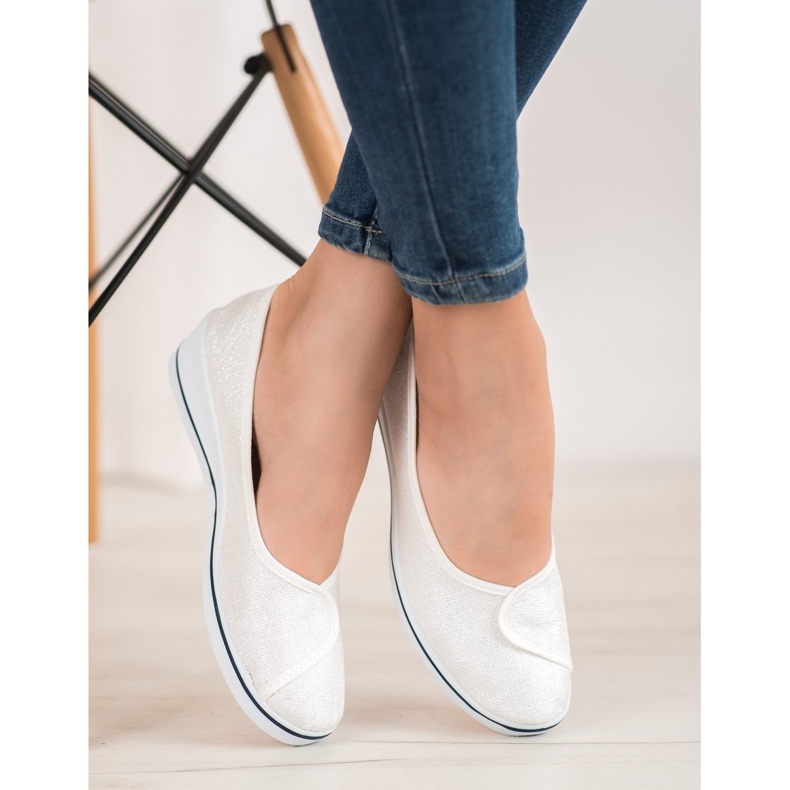 Comer Ballerina With Glitter white 2