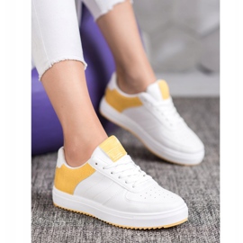 SHELOVET Stylish Shoes On The Platform white 2