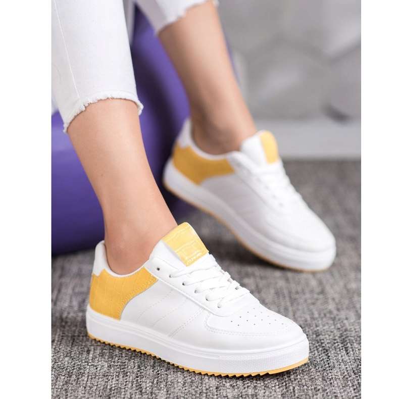 SHELOVET Stylish Shoes On The Platform white 2