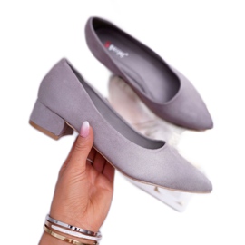 SEA Classic Women's Pumps Suede Gray Rheya grey 1