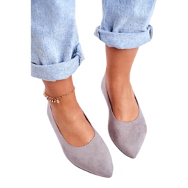 SEA Women's Eco-Suede Ballerinas Gray Bellissima grey 3