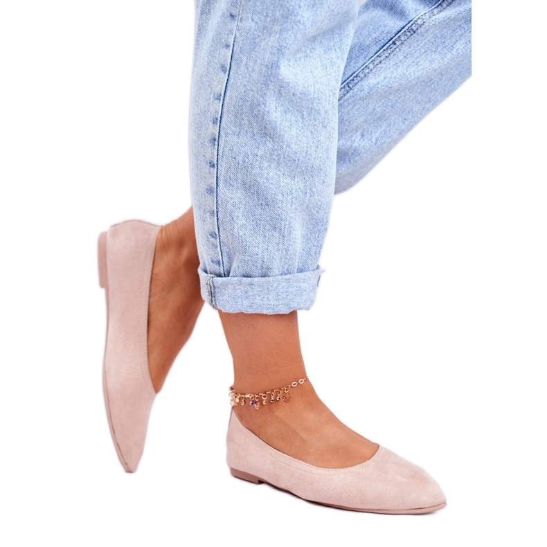 SEA Women's Eco-Suede Ballerinas Pink Bellissima 2 SEA Women's Eco-Suede Ballerinas Pink Bellissima 2