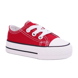 FRROCK Children's Red Filemon Classic Sneakers white 3
