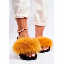 PS1 Women's Slippers with Fur Yellow Belmondo 2 PS1 Women's Slippers with Fur Yellow Belmondo 2