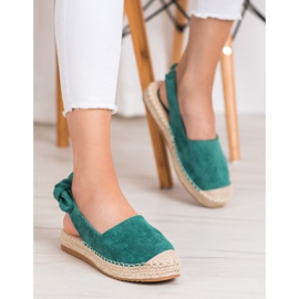 Nio Nio Espadrilles With A Discovered Heel green 1