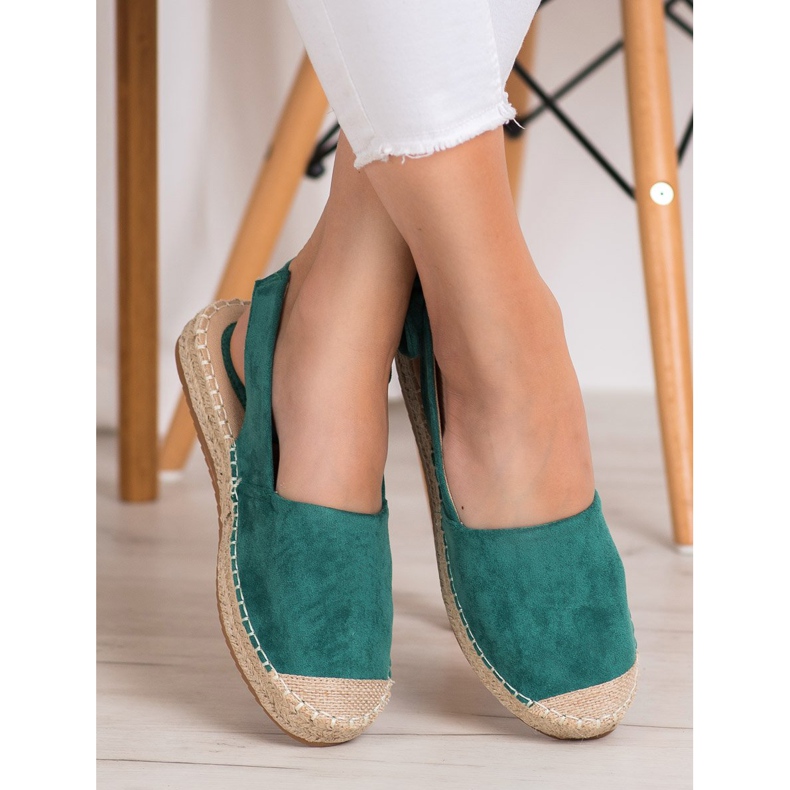 Nio Nio Espadrilles With A Discovered Heel green 2