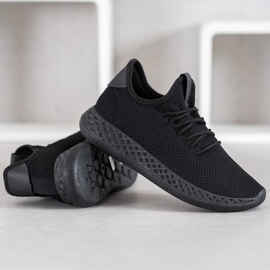 SHELOVET Comfortable Openwork Shoes black 1
