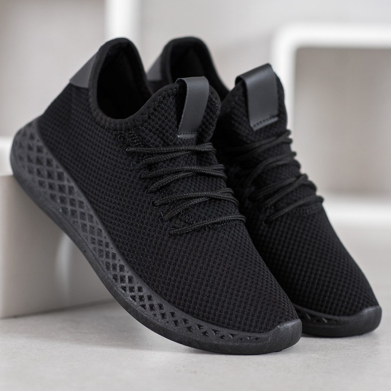 SHELOVET Comfortable Openwork Shoes black 2