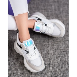 Weide Sports Sneakers white black grey 1