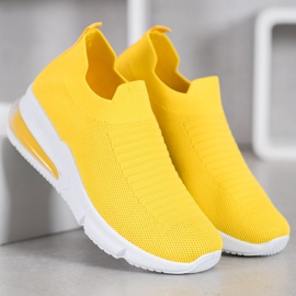 SHELOVET Yellow Sneakers 1
