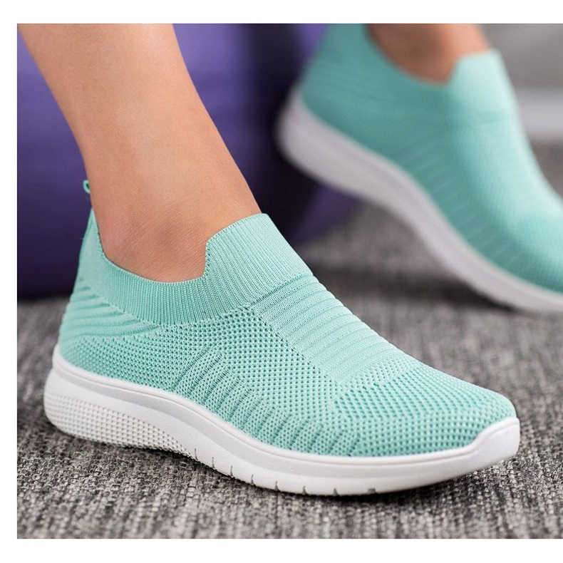 SHELOVET Textile Slip-On Shoes multicolored green 1