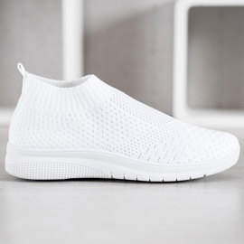 SHELOVET White Textile Footwear 2
