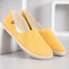 SHELOVET Slip-on Yellow Espadrilles 2