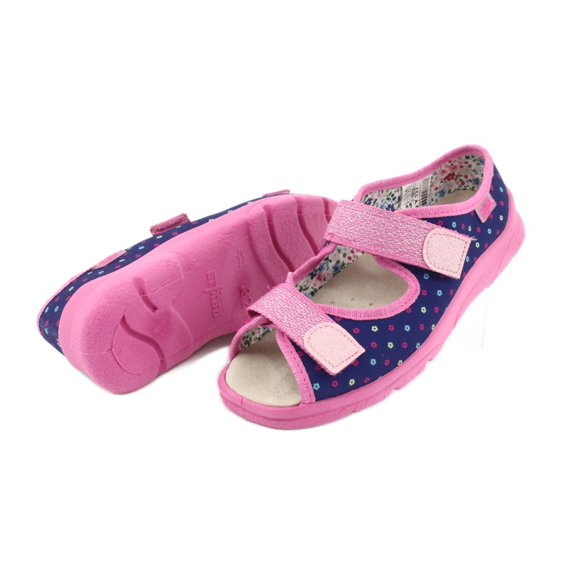 Befado children's shoes 869Y137 navy blue pink multicolored 4