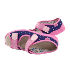 Befado children's shoes 869Y137 navy blue pink multicolored 5