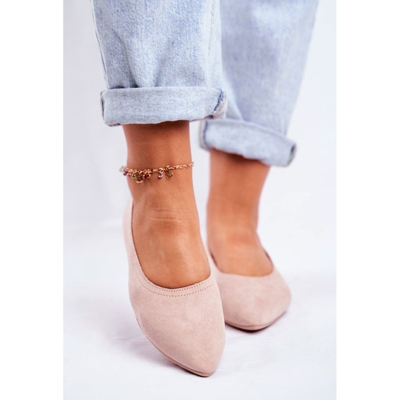 PS1 Women's Eco-Suede Ballerinas Beige Bellissima 2 PS1 Women's Eco-Suede Ballerinas Beige Bellissima 2