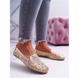 Women's Ballerinas Lu Boo Braided Golden 4Ever 1