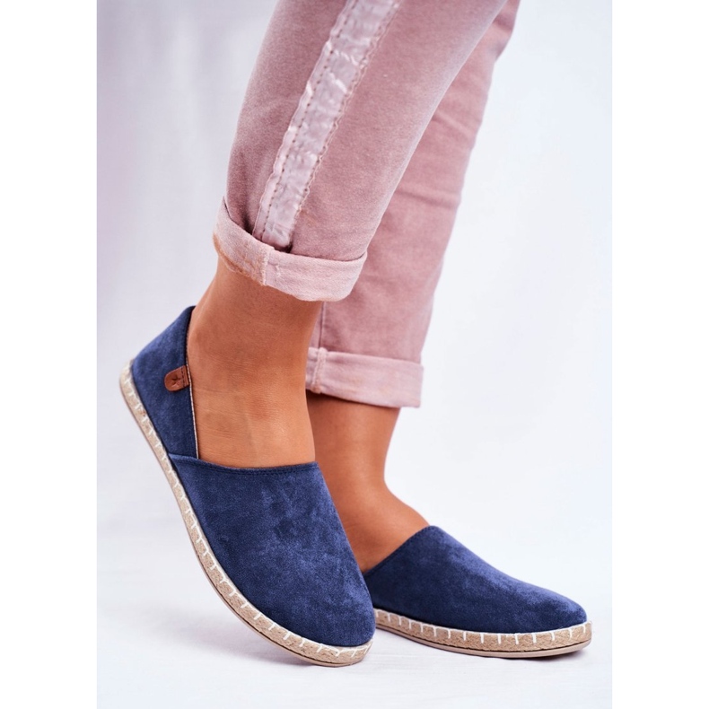 NEWS Women's Navy Blue Vulcan Slip-On Espadrilles 1