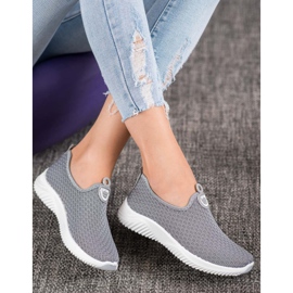 SHELOVET Openwork Sports Shoes grey 1