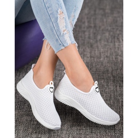 SHELOVET Openwork Sports Shoes white 1