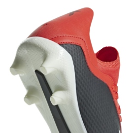 Adidas X 18.3 Fg Jr BB9370 football boots red 3