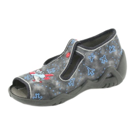 Befado children's shoes 217P099 red blue grey 3