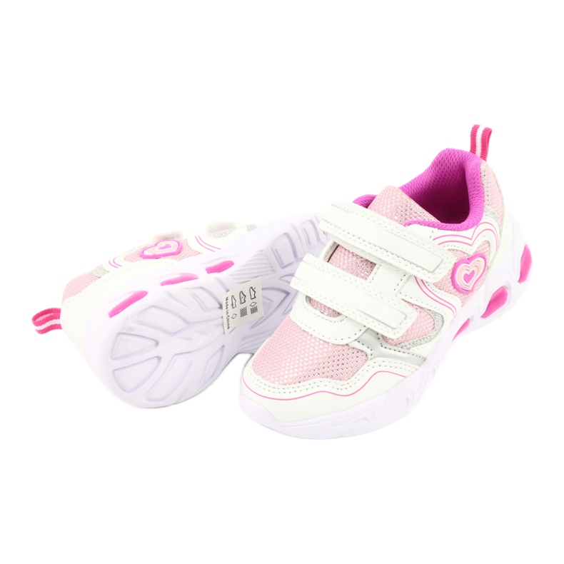 Evento Glowing sports shoes NEWS 20DZ55-1778 white pink grey 4