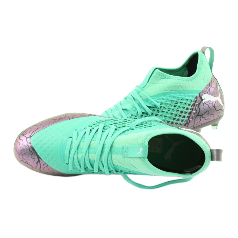 Football boots Puma Future 2.3 Netfit Fg Ag Color Shift M 104832 01 green 2