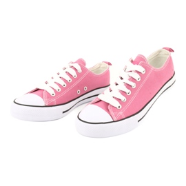 Pink American Club women's shoes tied sneakers 2 Pink American Club women's shoes tied sneakers 2