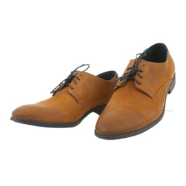 Pilpol Men's leather shoes 1730 brown 2